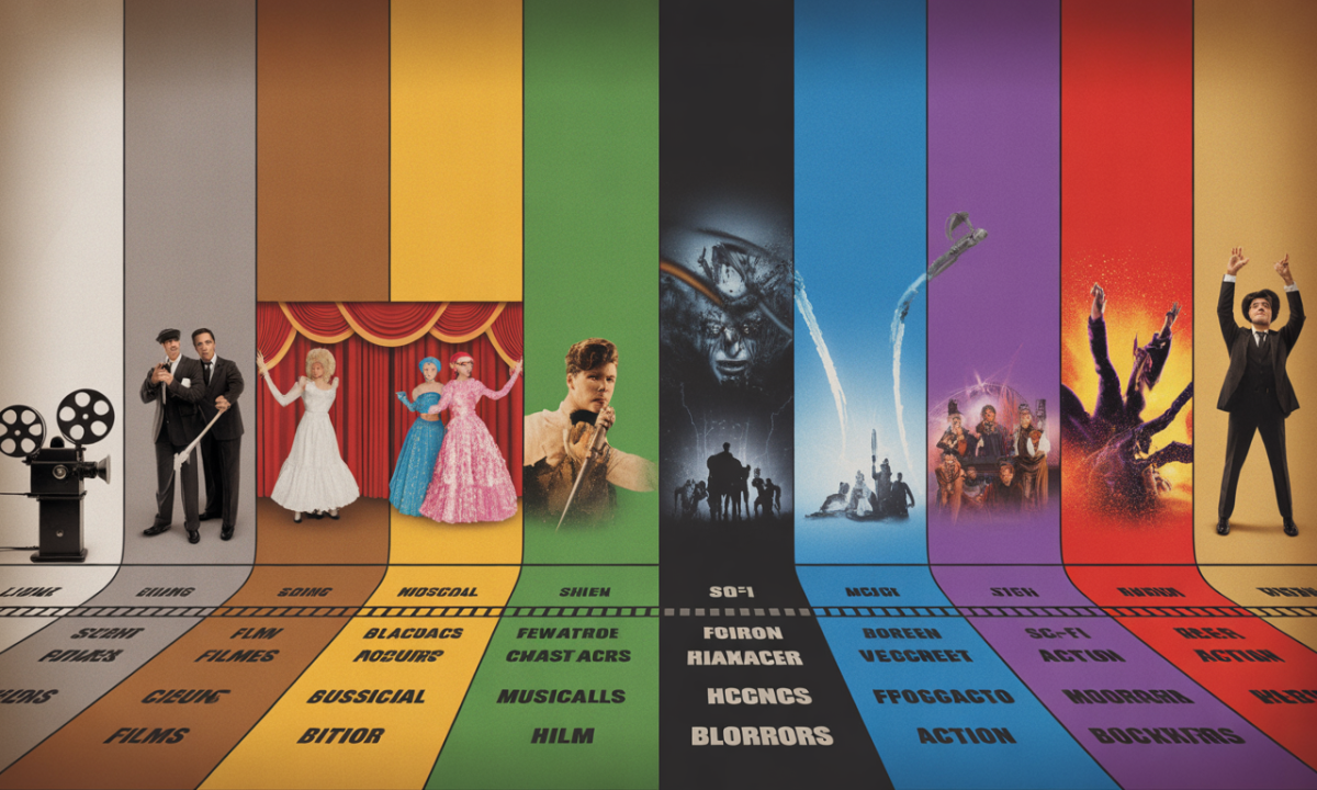 découvrez comment les genres cinématographiques ont évolué à travers les époques, des premiers films aux tendances contemporaines, et explorez l'influence des contextes culturels et technologiques sur cette transformation.